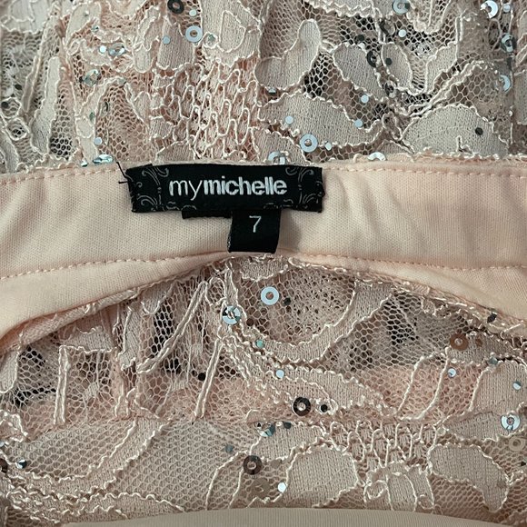 Strapless Formal, Prom, Wedding DRESS~size 7 (see measurements) - Picture 6 of 8